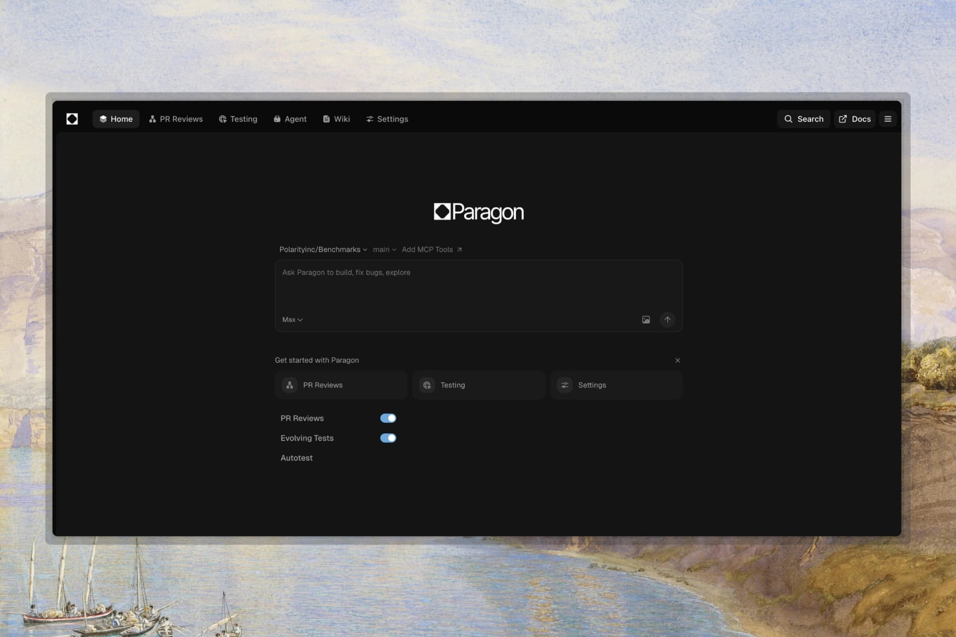 Paragon Dashboard